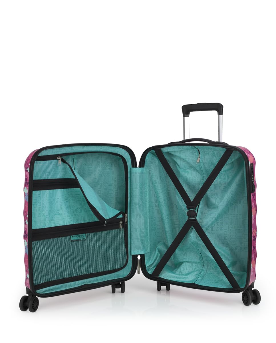 gabol-set-de-maleta-de-cabina-y-neceser-clover-2-piezas-con-ruedas-dobles-y-cerr image 7