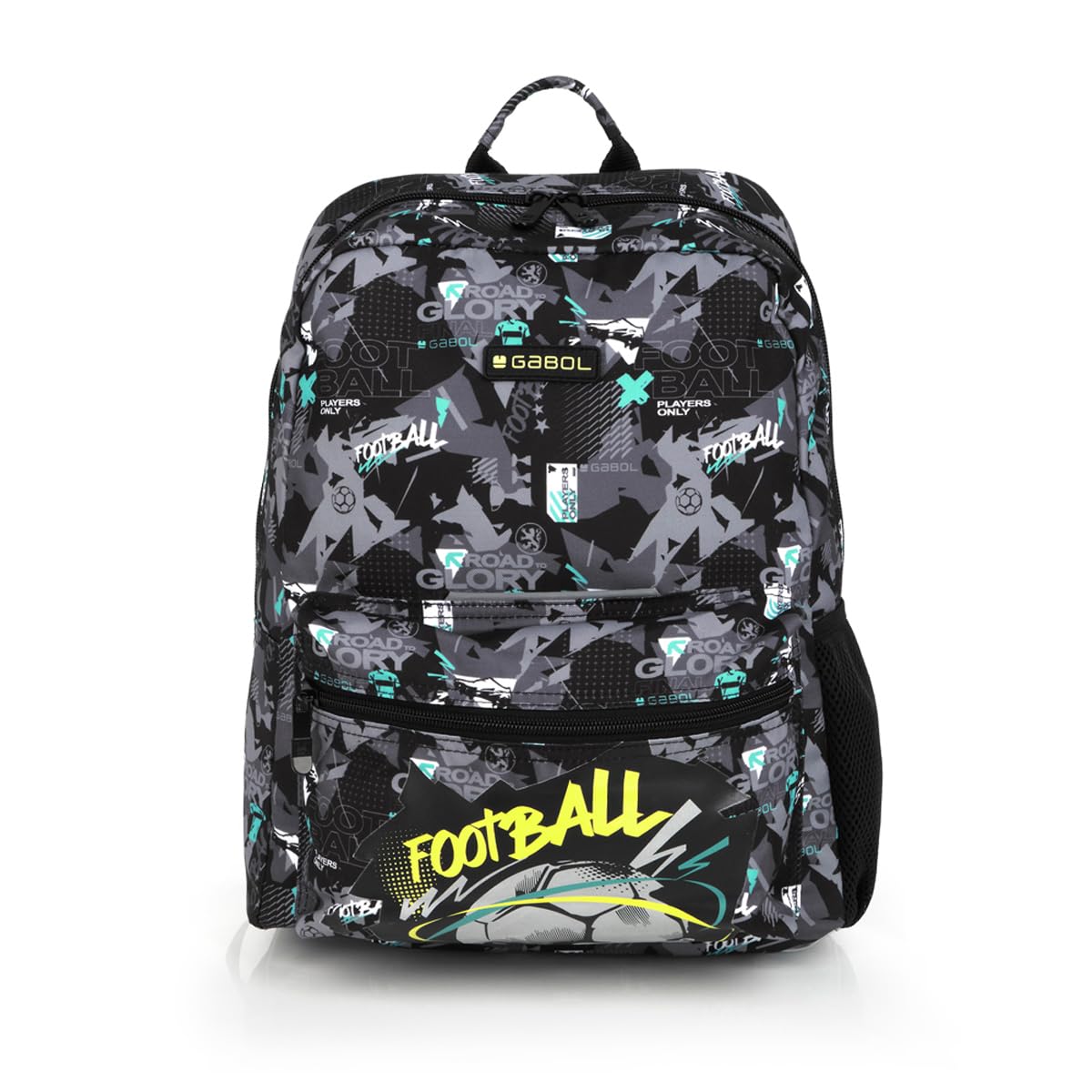 gabol-score-mochila-escolar-adaptable-a-carro-30x40x12-cm-negro image 1