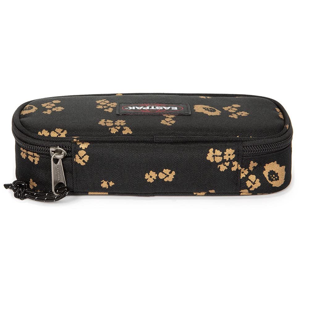eastpak-oval-single-estuche-22-cm-flower-shine-black-negro image 2
