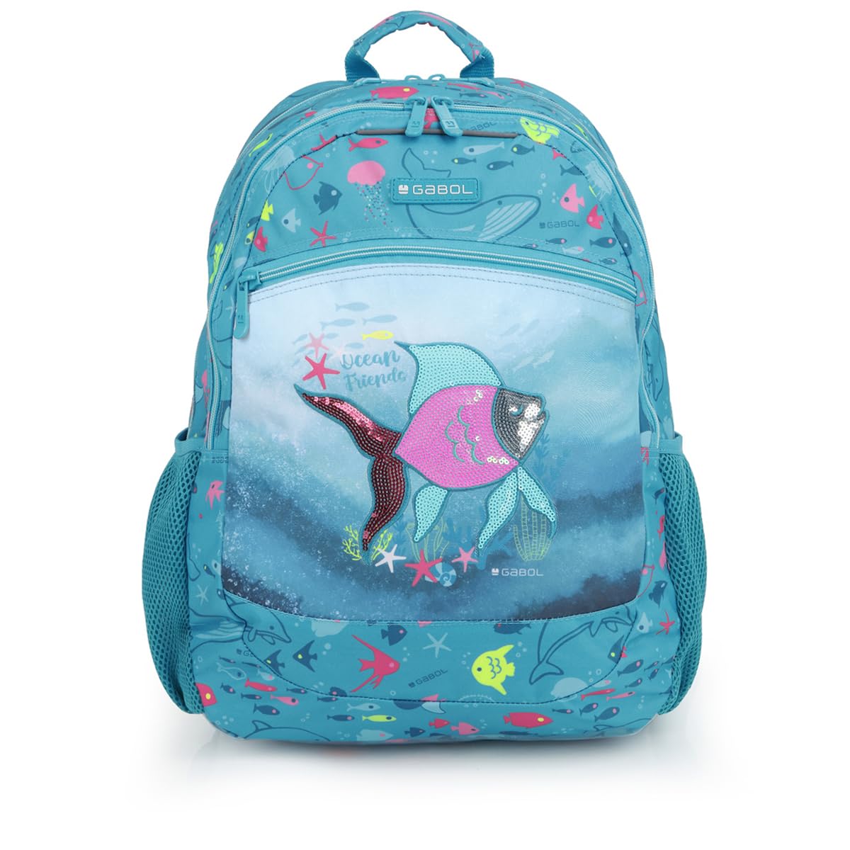 gabol-mochila-escolar-acqua-adaptable-a-carro-34x46x20-cm-turquesa image 1
