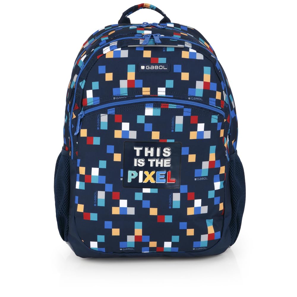 gabol-cubik-mochila-escolar-adaptable-a-carro-34x46x20-cm-azul-marino image 1