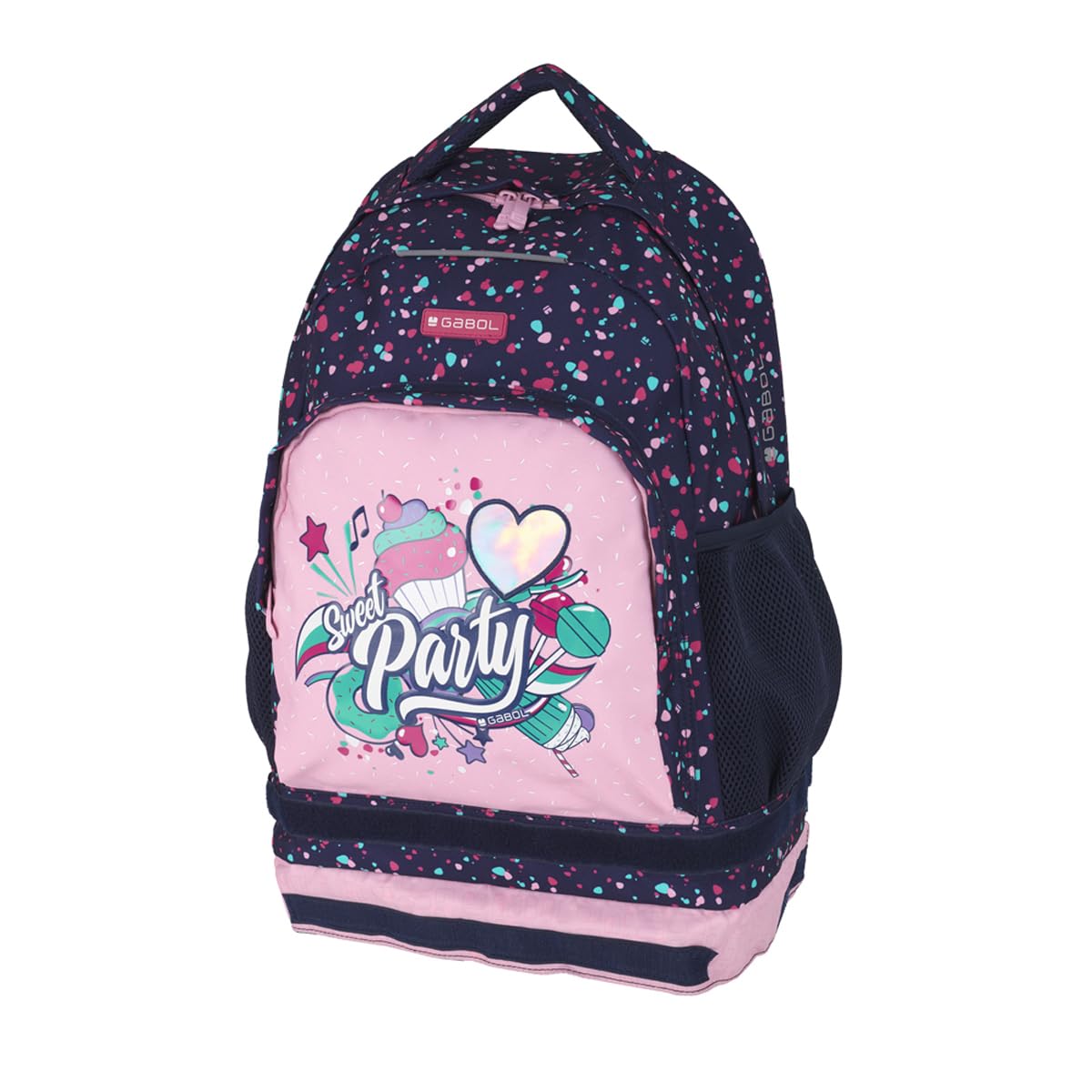 gabol-mochila-escolar-con-ruedas-desmontable-party-34x46x20-cm-azul-marino image 3