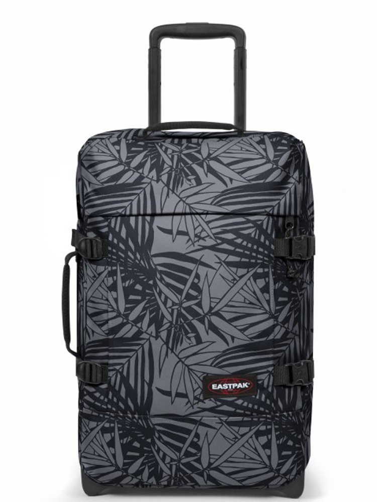 eastpak-tranverz-s-maleta-de-cabina-42-l-negro-leaves-black image 1