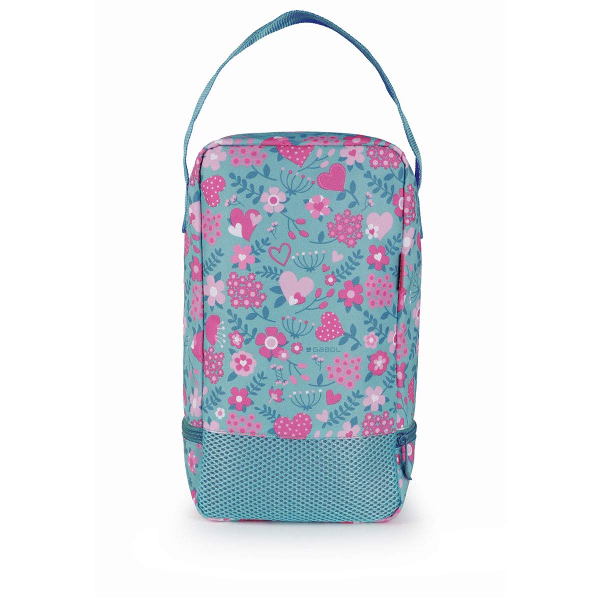 gabol-wendy-zapatillero-con-rejilla-transpirable-azul-y-rosa image 3