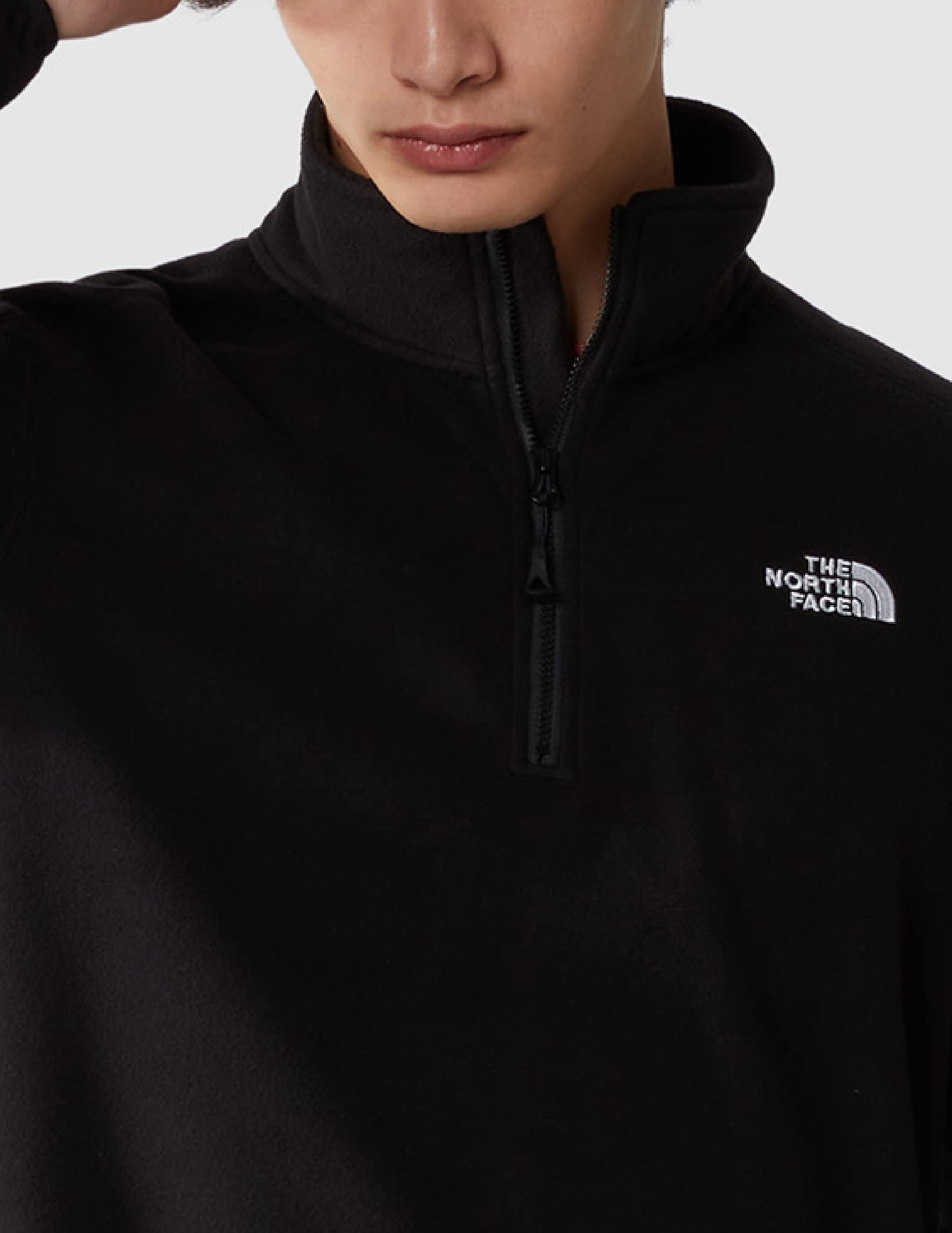the-north-face-chaqueta-con-textura-cap-rock-para-hombre-cremallera-de-cuarto image 4