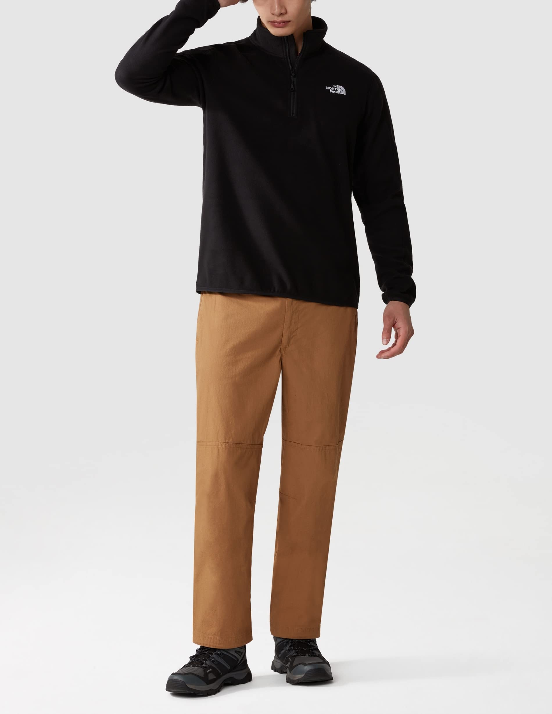 the-north-face-chaqueta-con-textura-cap-rock-para-hombre-cremallera-de-cuarto image 2