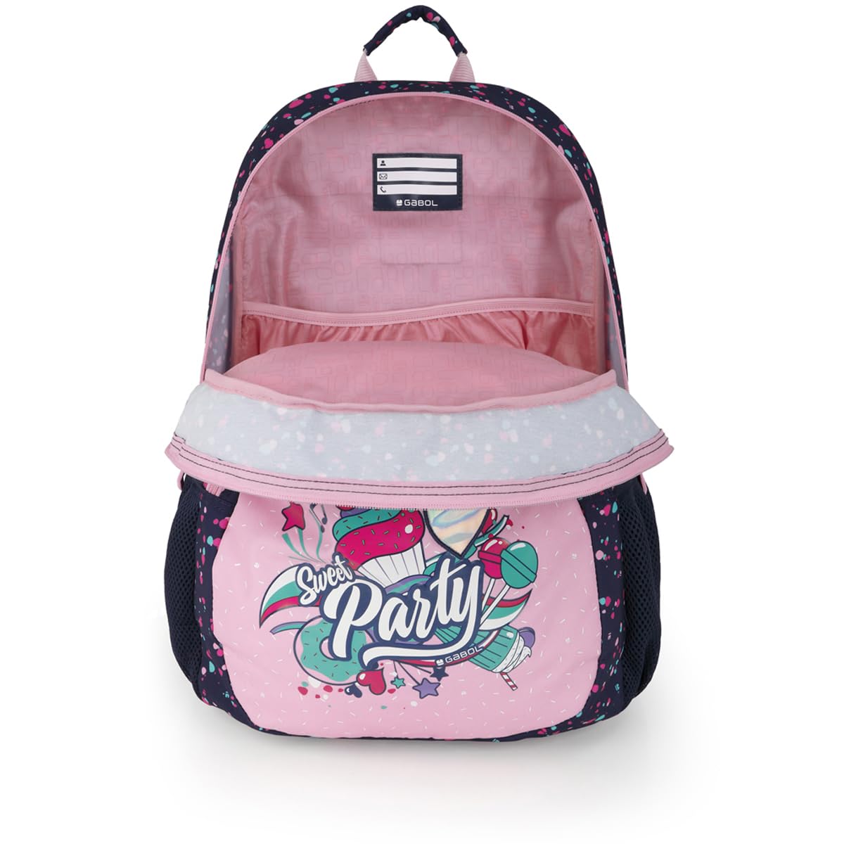 gabol-mochila-escolar-party-adaptable-a-carro-34x46x20-cm-azul-marino image 4