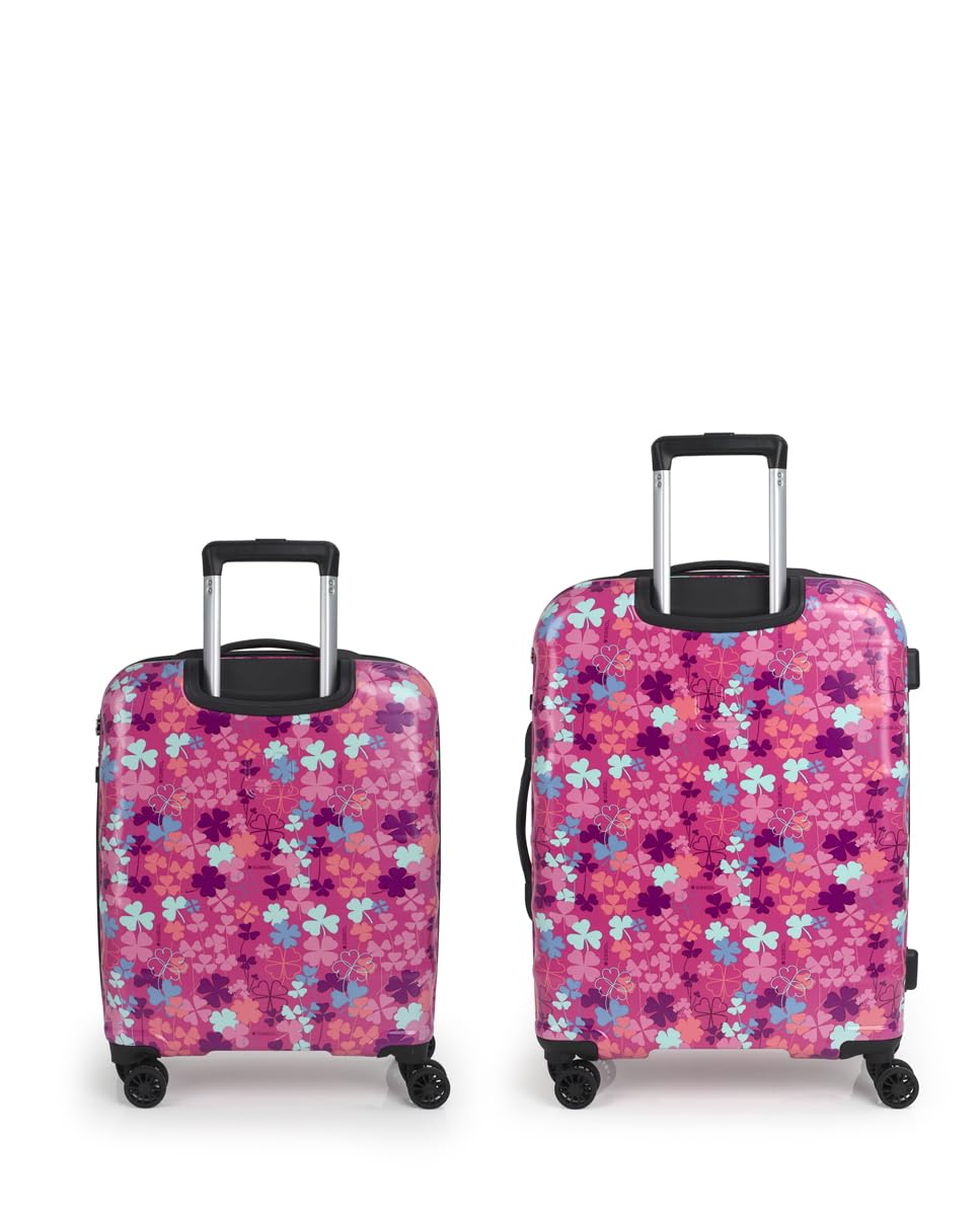 gabol-set-de-maleta-cabina-y-mediana-clover-2-piezas-con-4-ruedas-dobles-y-cerra image 3
