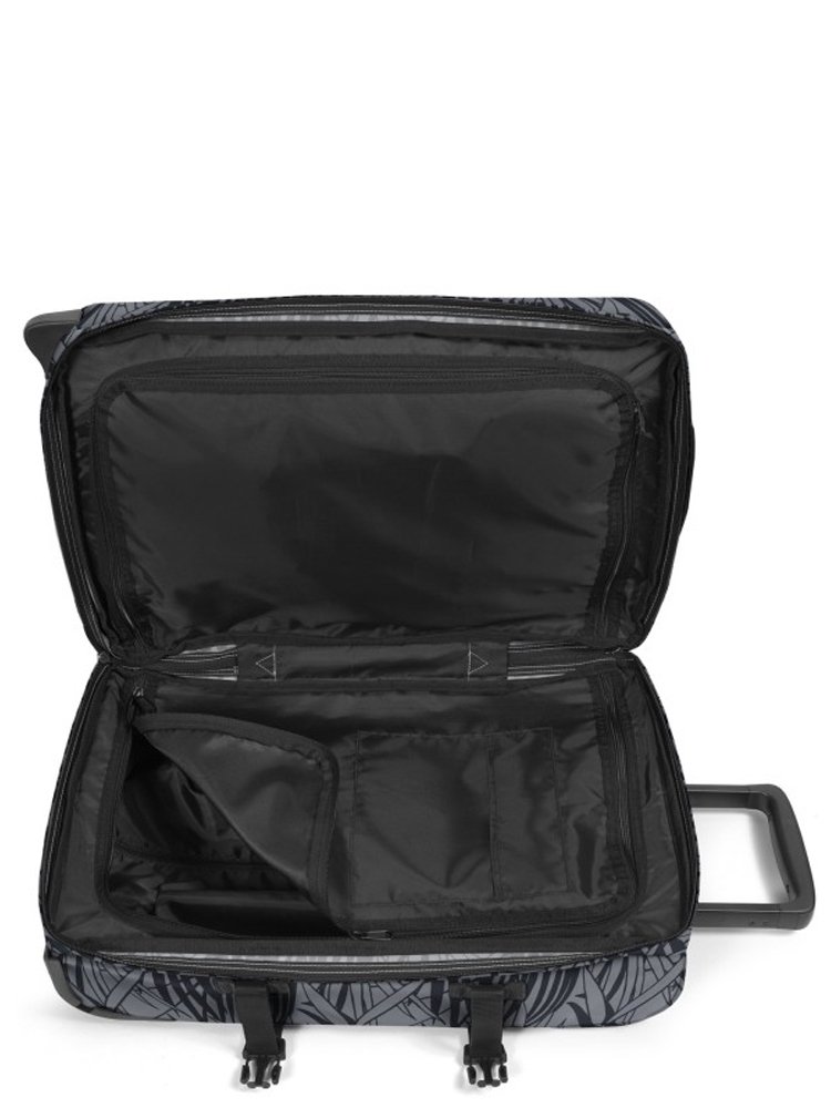 eastpak-tranverz-s-maleta-de-cabina-42-l-negro-leaves-black image 2