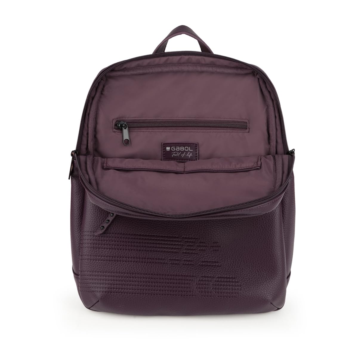gabol-mochila-olivia-de-piel-sint-tica-color-burdeos-26x32x11-cm image 4