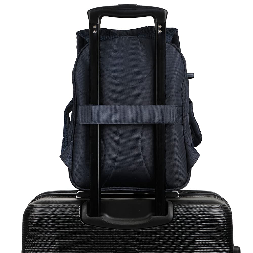 gabol-ready-mochila-azul-nylon-y-piel-sint-tica-resistente-al-agua-para-port-til image 6