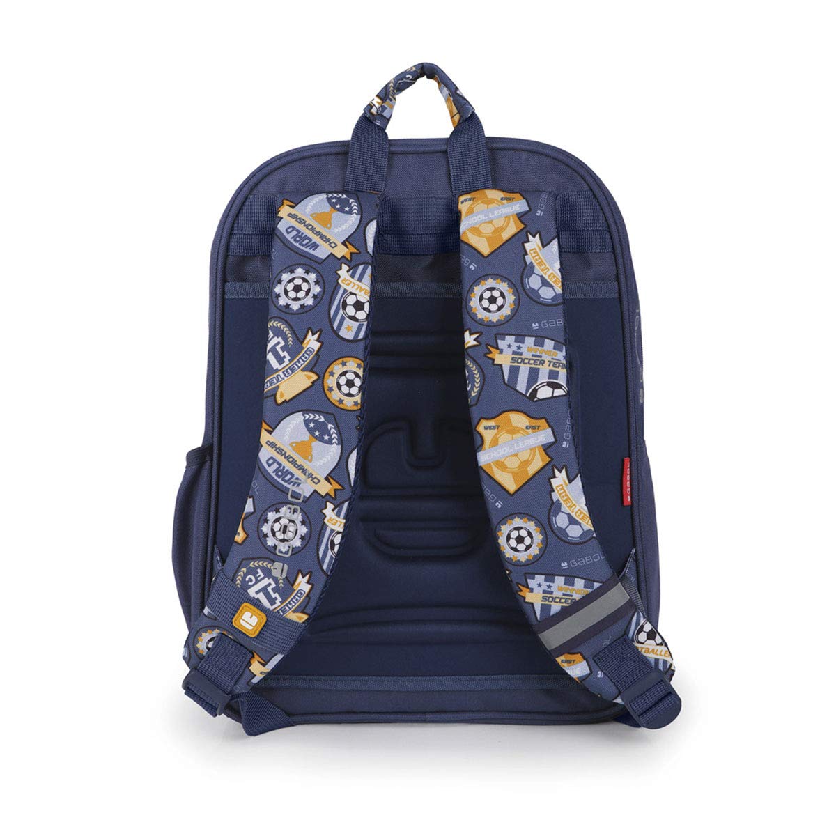 gabol-symbol-mochila-adaptable-a-carro-para-ni-os-azul-y-amarillo-espalda-termof image 3