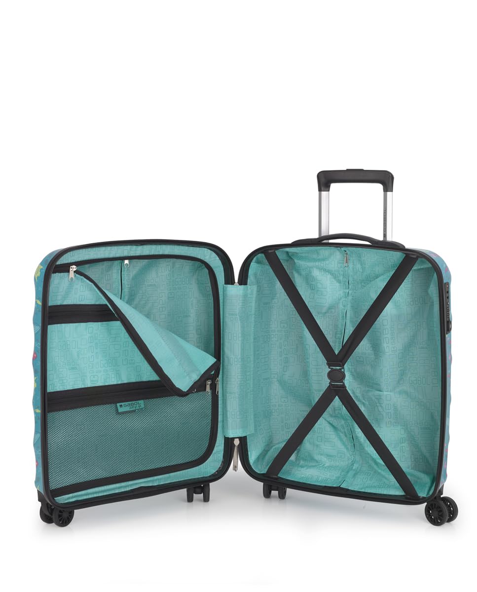 gabol-set-de-maleta-de-cabina-y-neceser-acqua-con-estampado-marino image 5