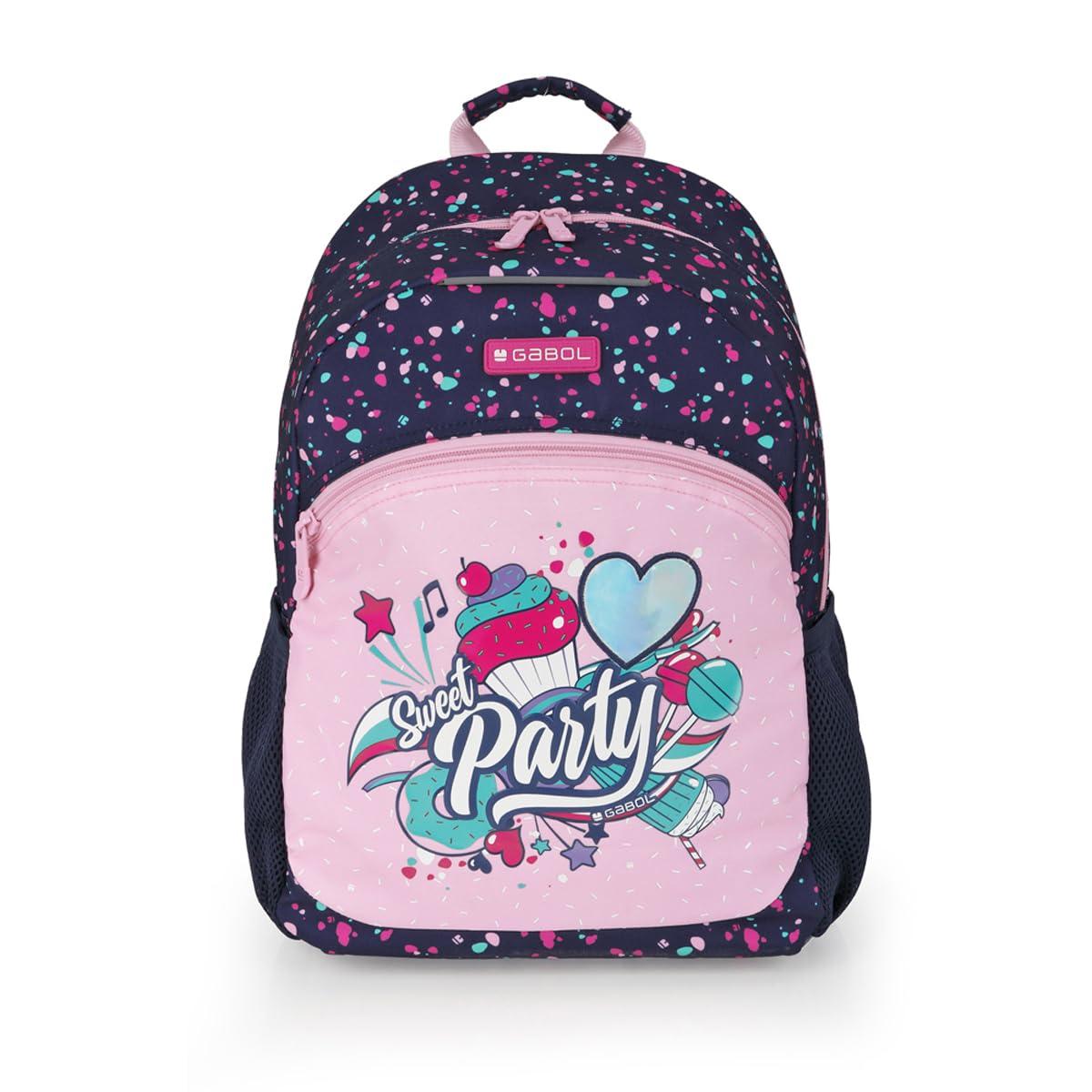 gabol-mochila-escolar-party-adaptable-a-carro-31x41x15-cm-azul-marino image 1