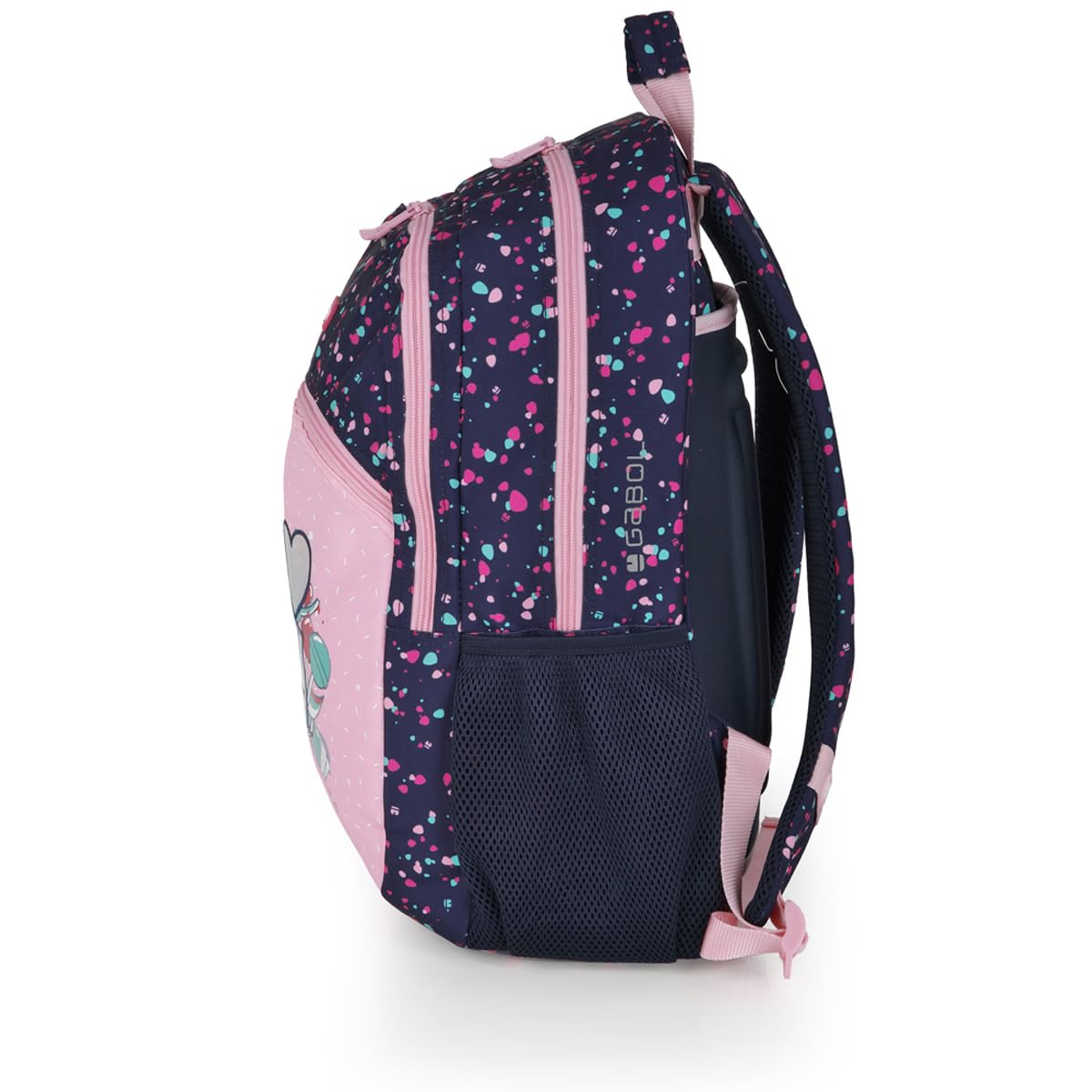 gabol-mochila-escolar-party-adaptable-a-carro-34x46x20-cm-azul-marino image 2