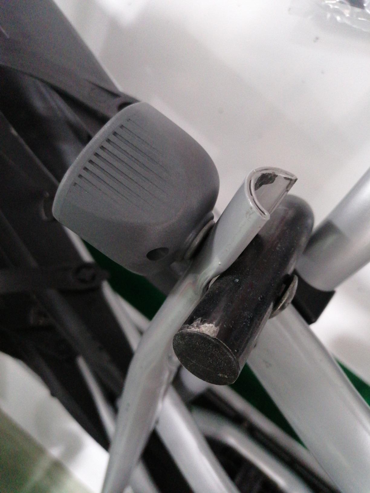 Seguridad extra para mi portabicis