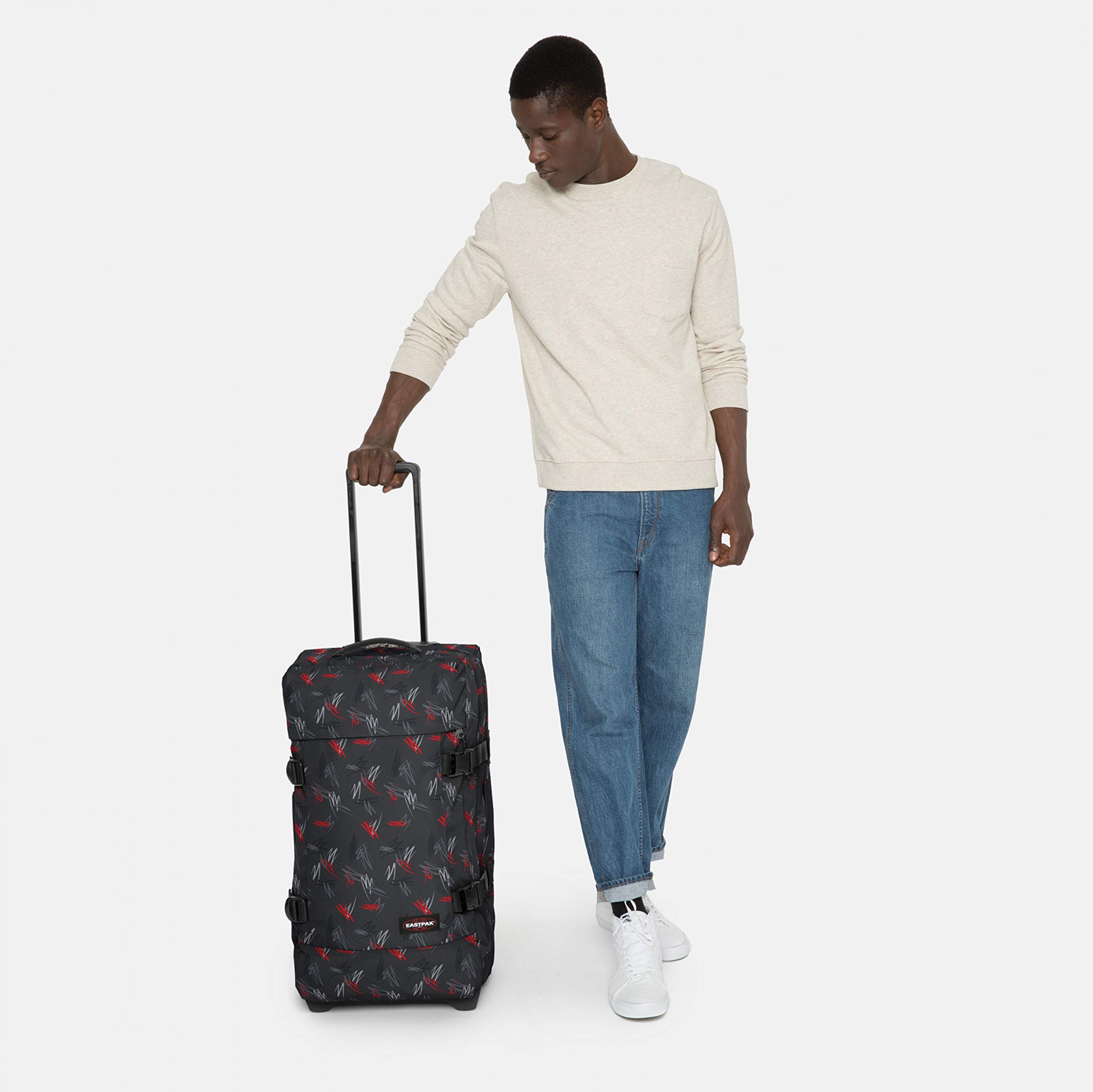 eastpak-tranverz-m-maleta-de-mano-78l-trolley-multicolor-scribble-black image 6