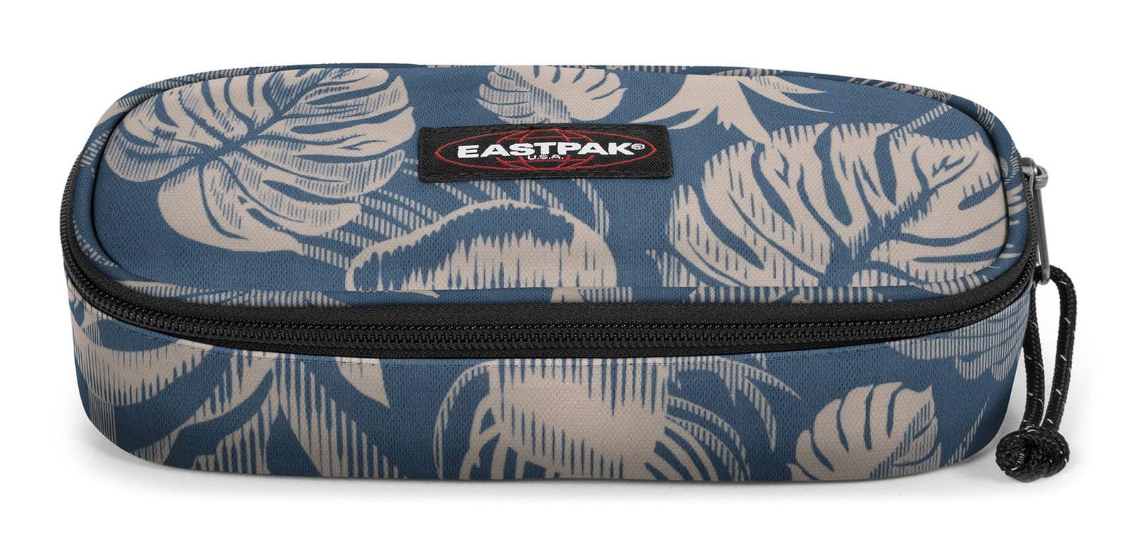 eastpak-oval-single-estuche-22-cm-flower-shine-black-negro image 4