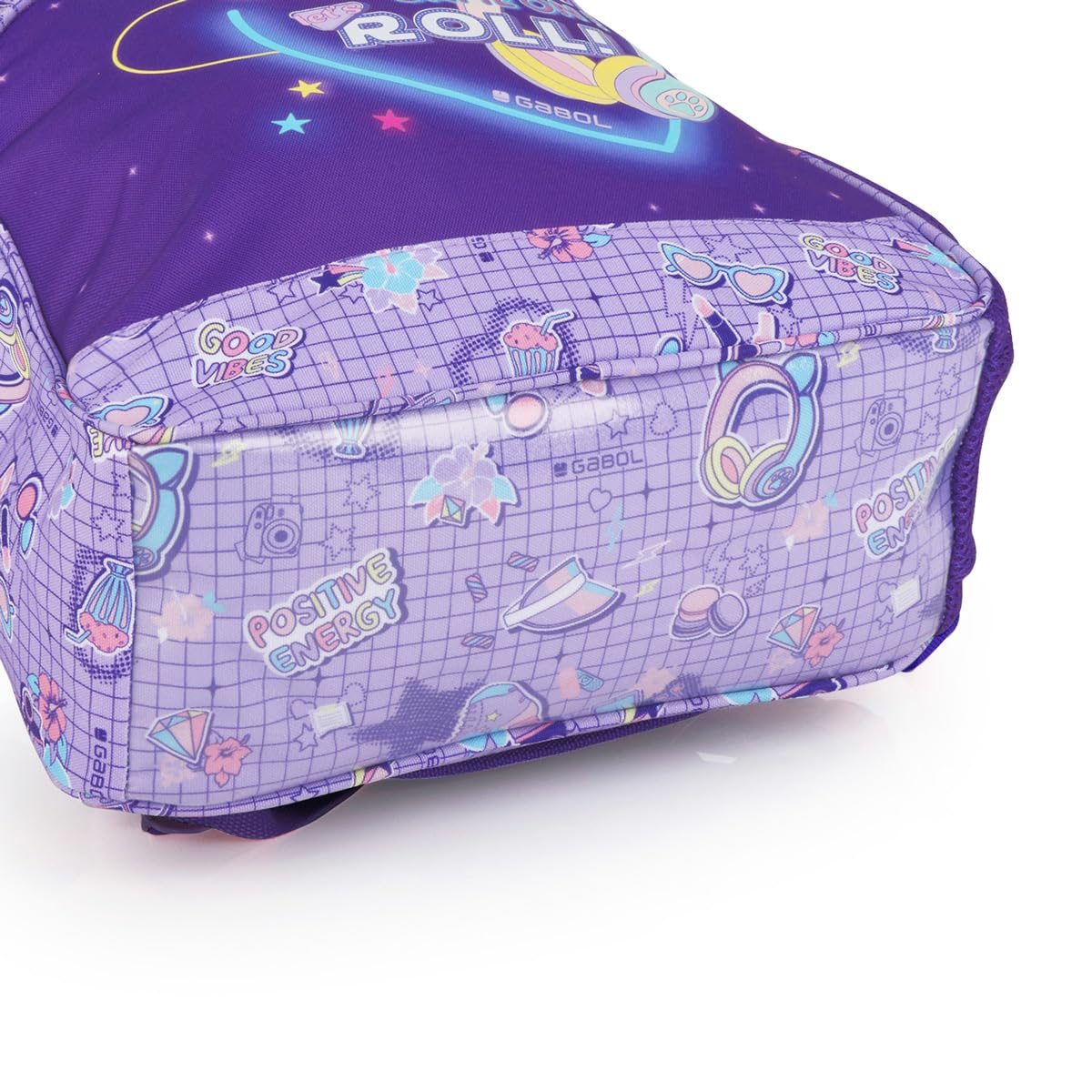 gabol-mochila-escolar-funny-adaptable-a-carro-30x40x12-cm-lila image 6