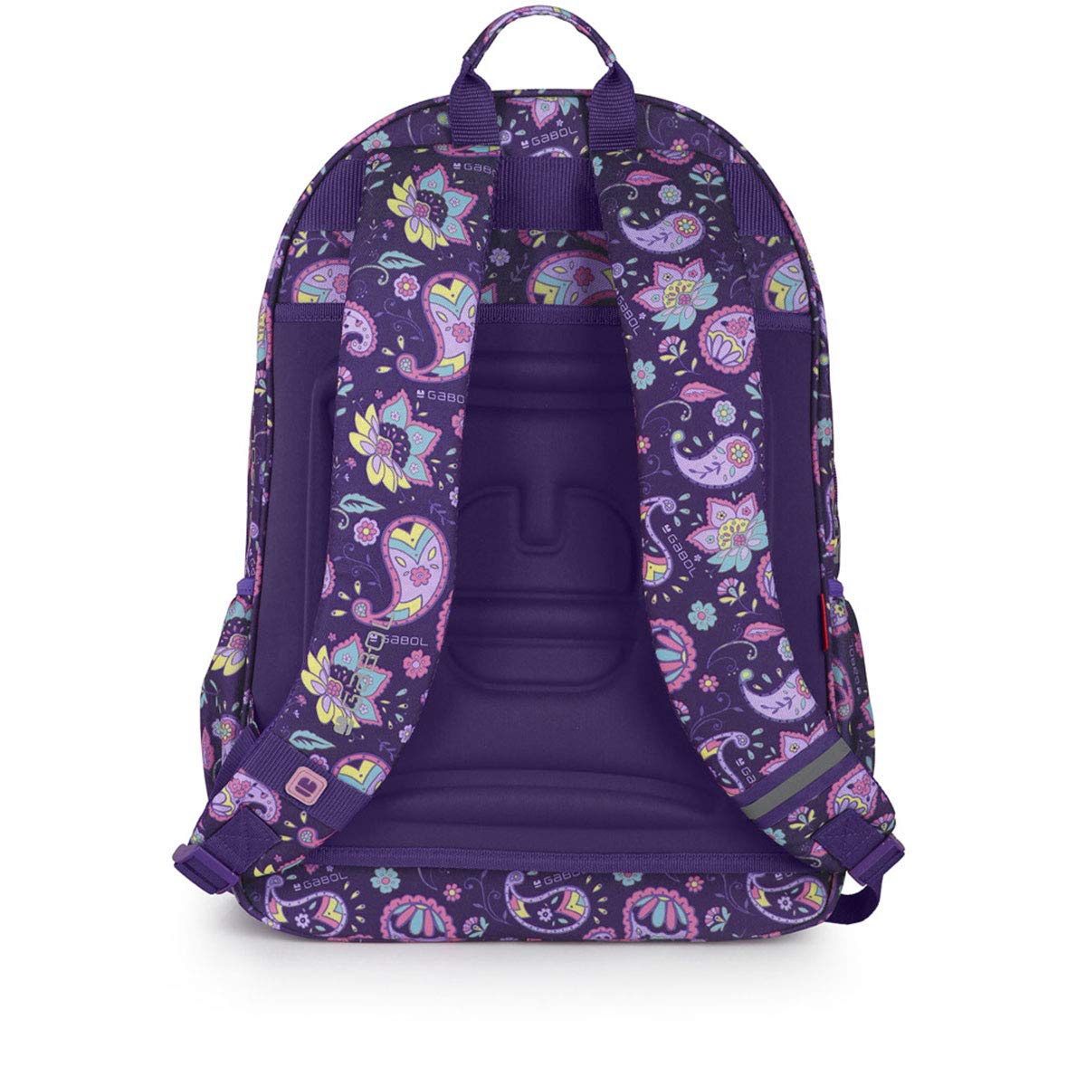 gabol-pranah-mochila-adaptable-a-carro-para-ni-as-color-morado-espalda-termoform image 3