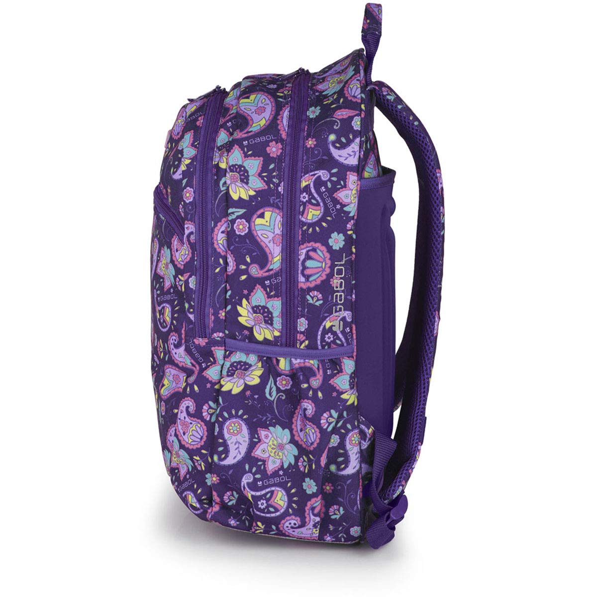 gabol-pranah-mochila-adaptable-a-carro-para-ni-as-color-morado-espalda-termoform image 2