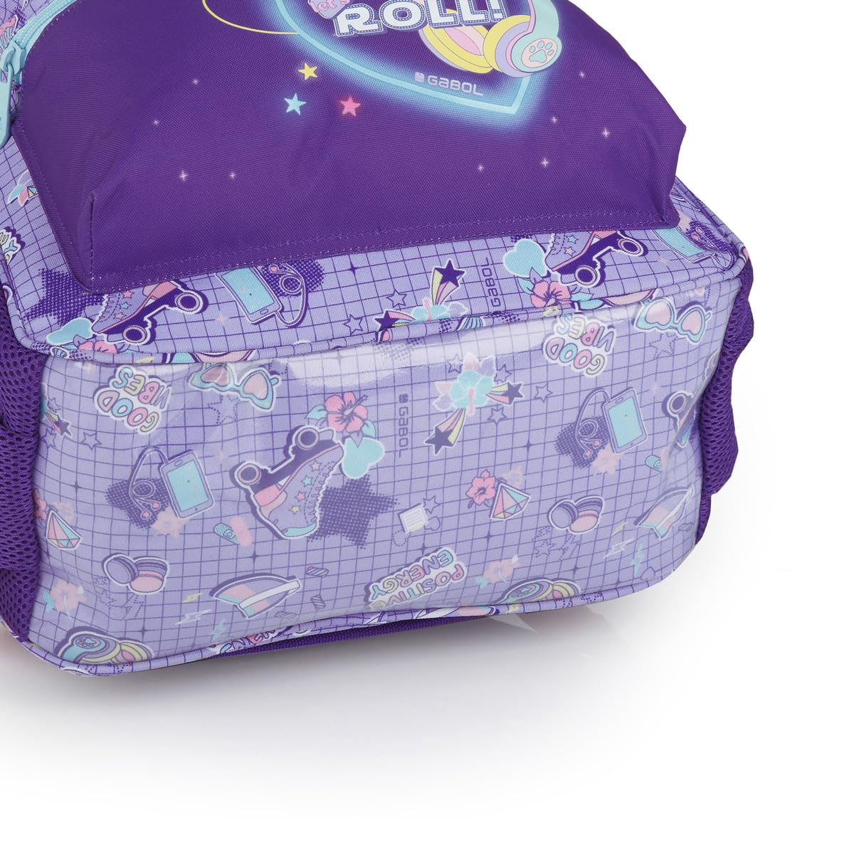gabol-funny-mochila-escolar-adaptable-a-carro-32x44x15-cm-lila image 6