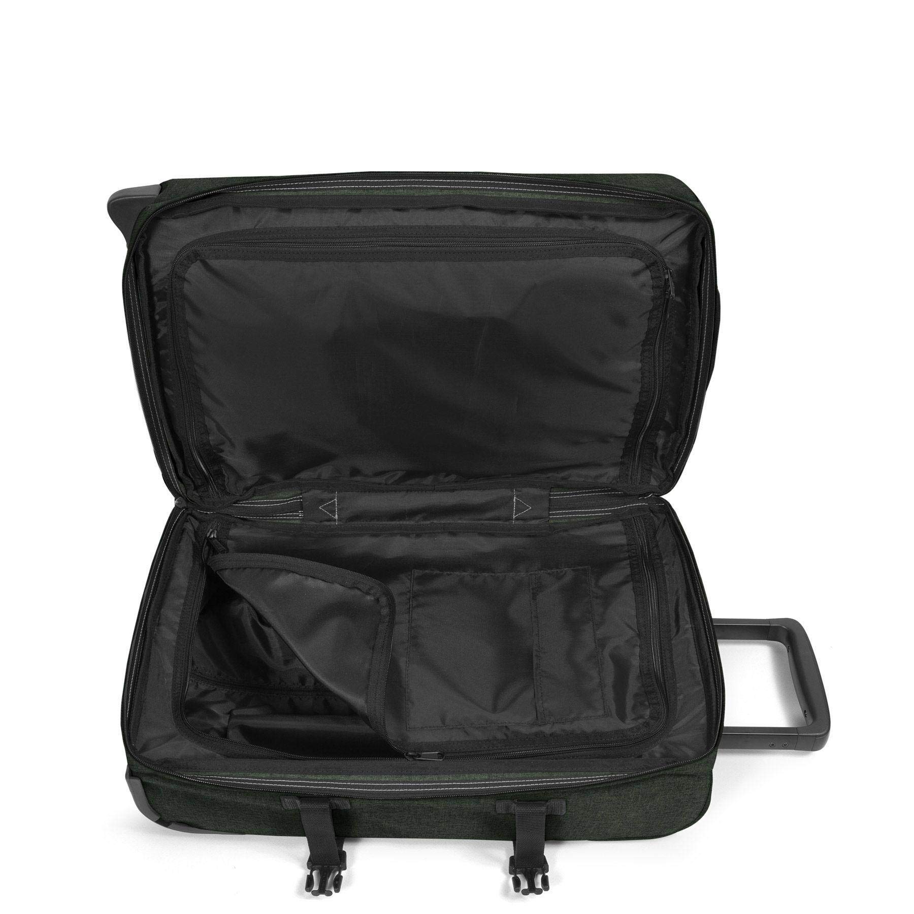 eastpak-tranverz-s-maleta-de-mano-42-l-verde-crafty-moss-4-ruedas-equipaje-de-ca image 2