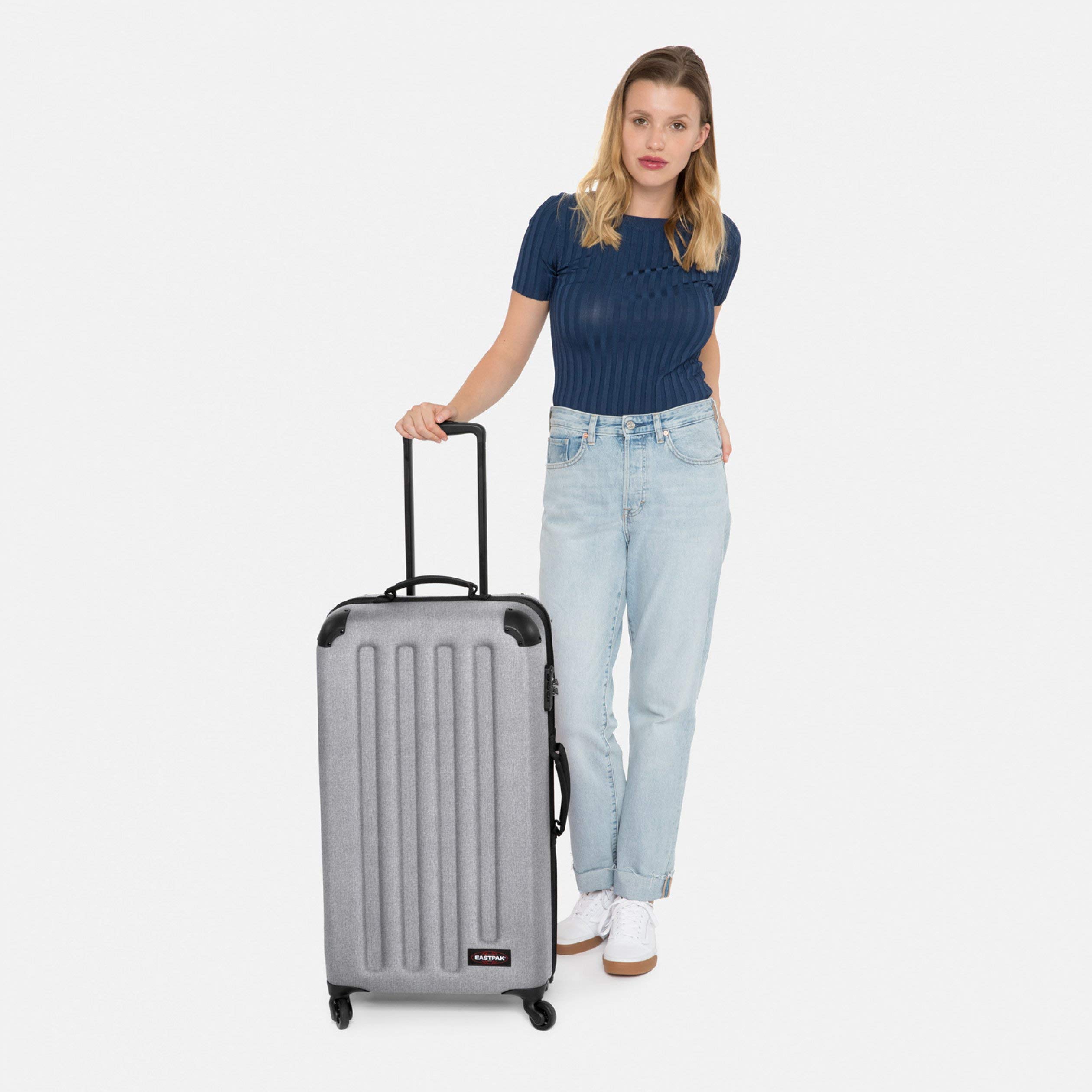 eastpak-tranzshell-m-maleta-mediana-67-cm-4-ruedas-sunday-grey image 3