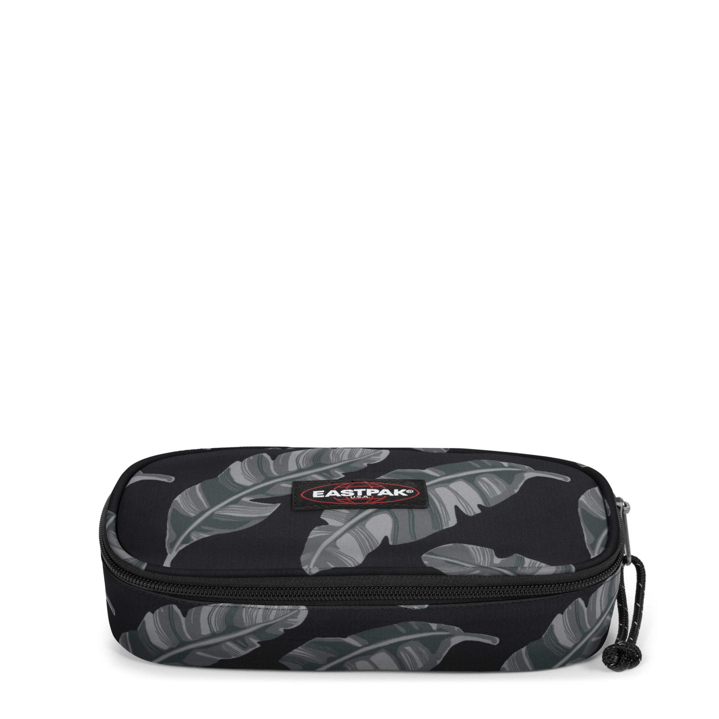 eastpak-oval-single-estuche-22-cm-brize-leaves-black image 1