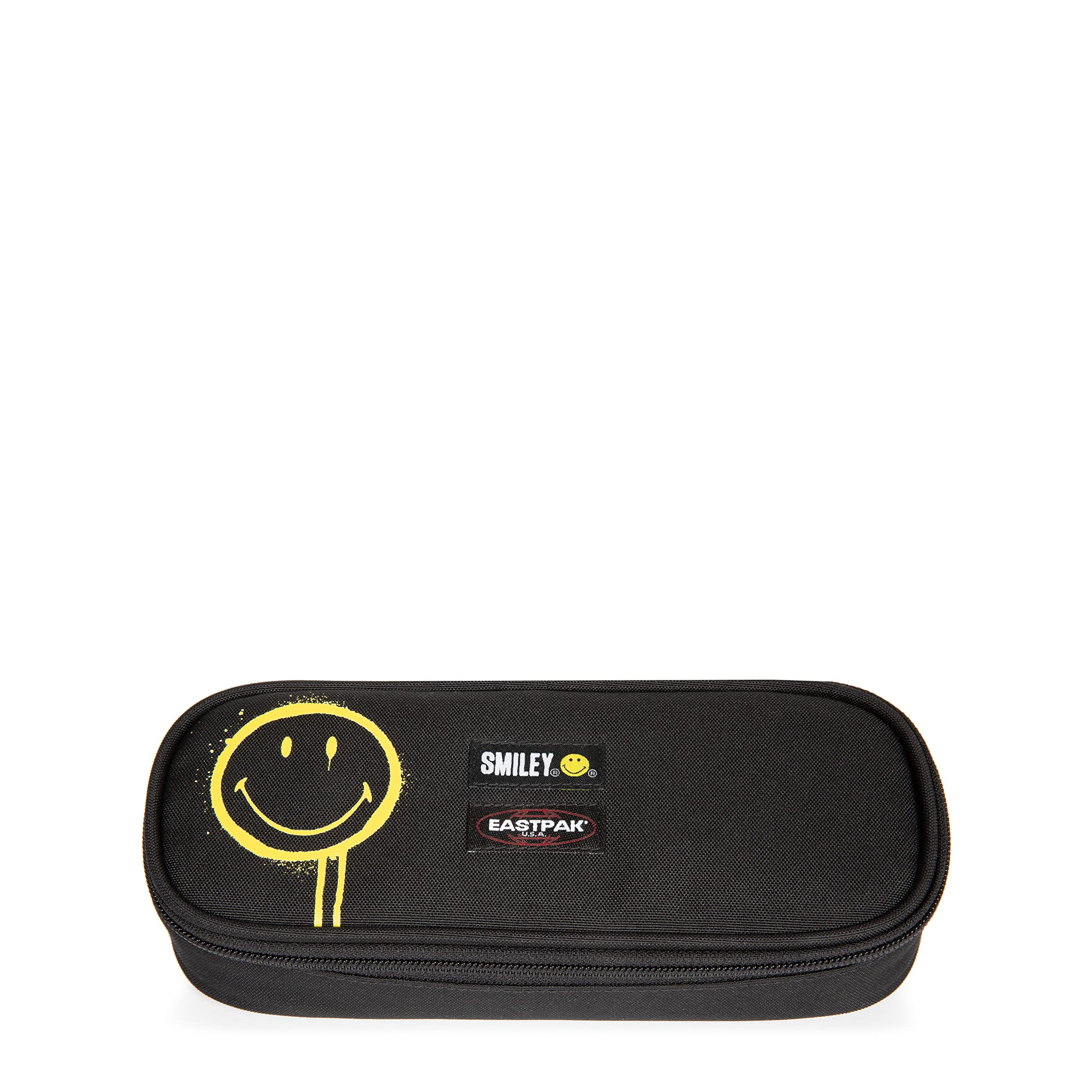 eastpak-oval-single-estuche-22-cm-flower-shine-black-negro image 7