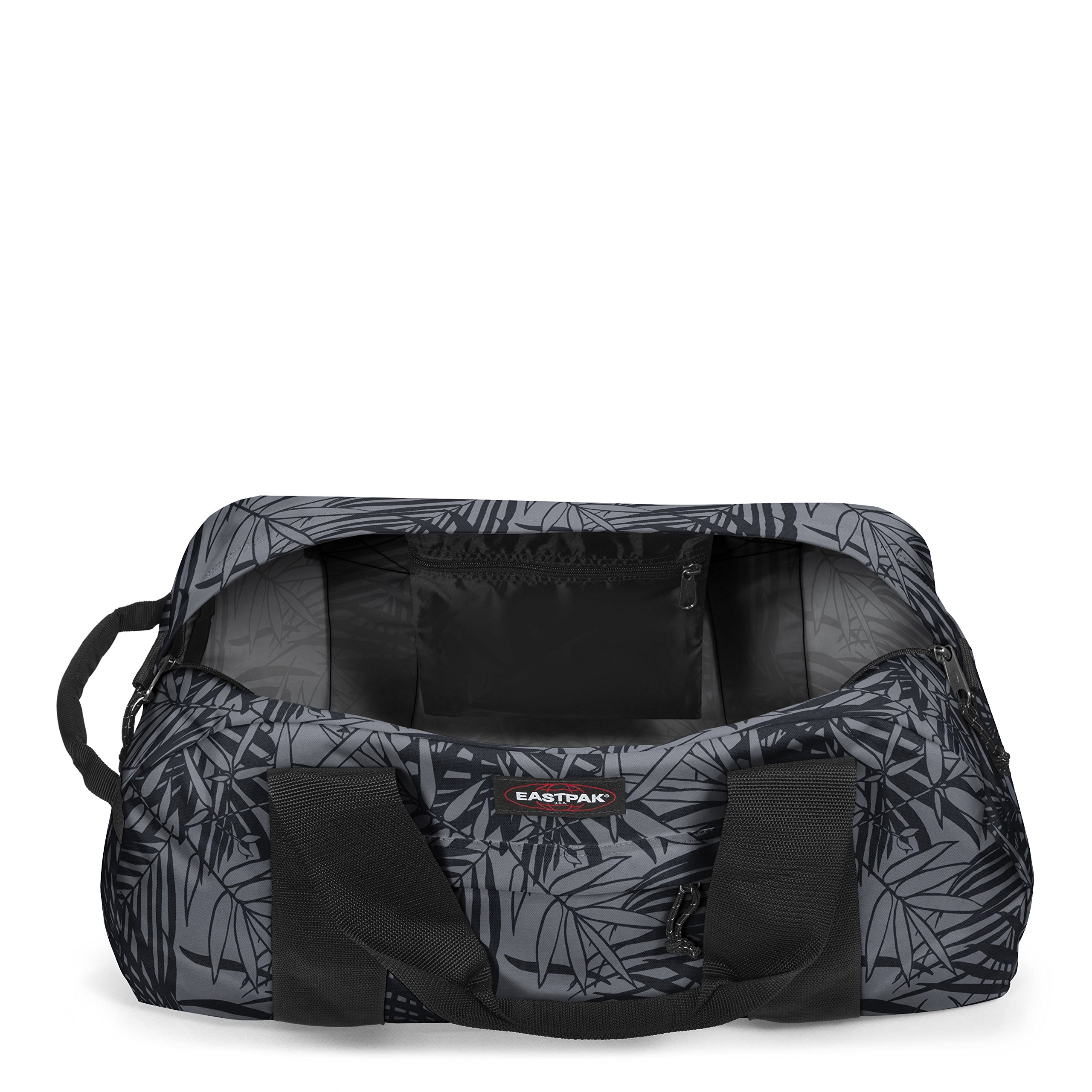eastpak-station-bolsa-de-viaje-57-l-negro-leaves-black-convertible-en-mochila image 2