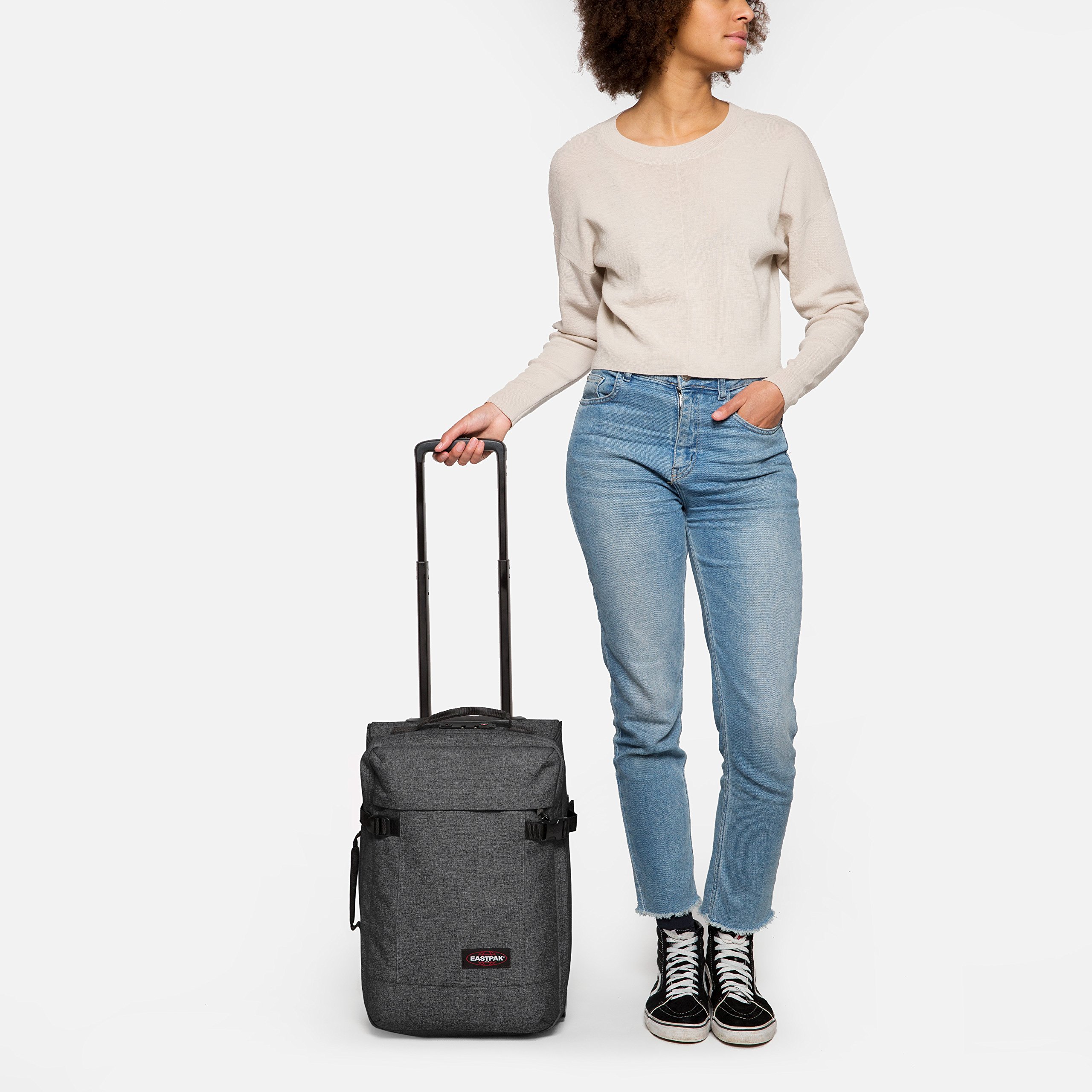 eastpak-tranverz-xs-maleta-de-cabina-28-5-l-48-cm-gris-black-denim-equipaje-de-m image 3