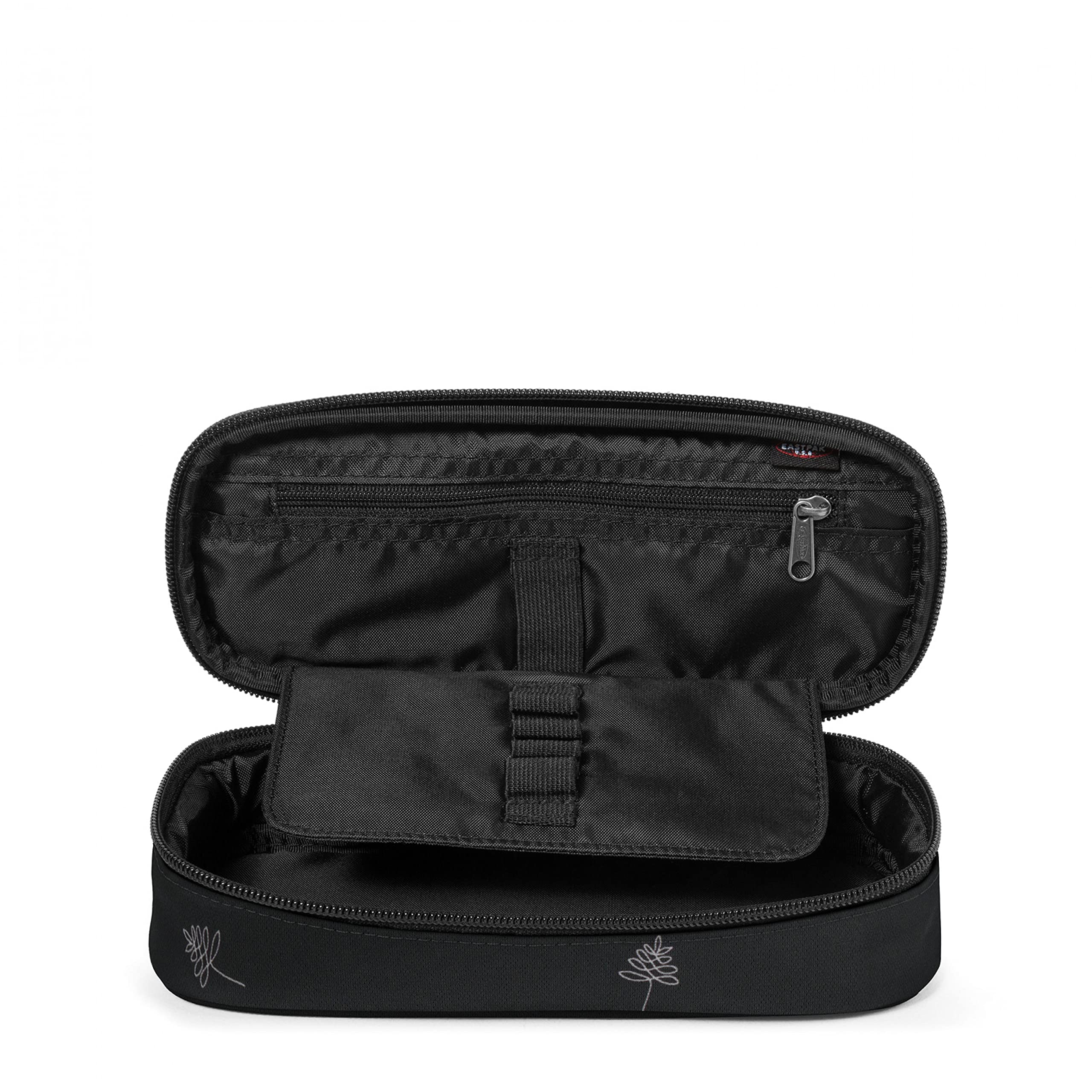 eastpak-oval-single-estuche-22-cm-negro-line-black image 2