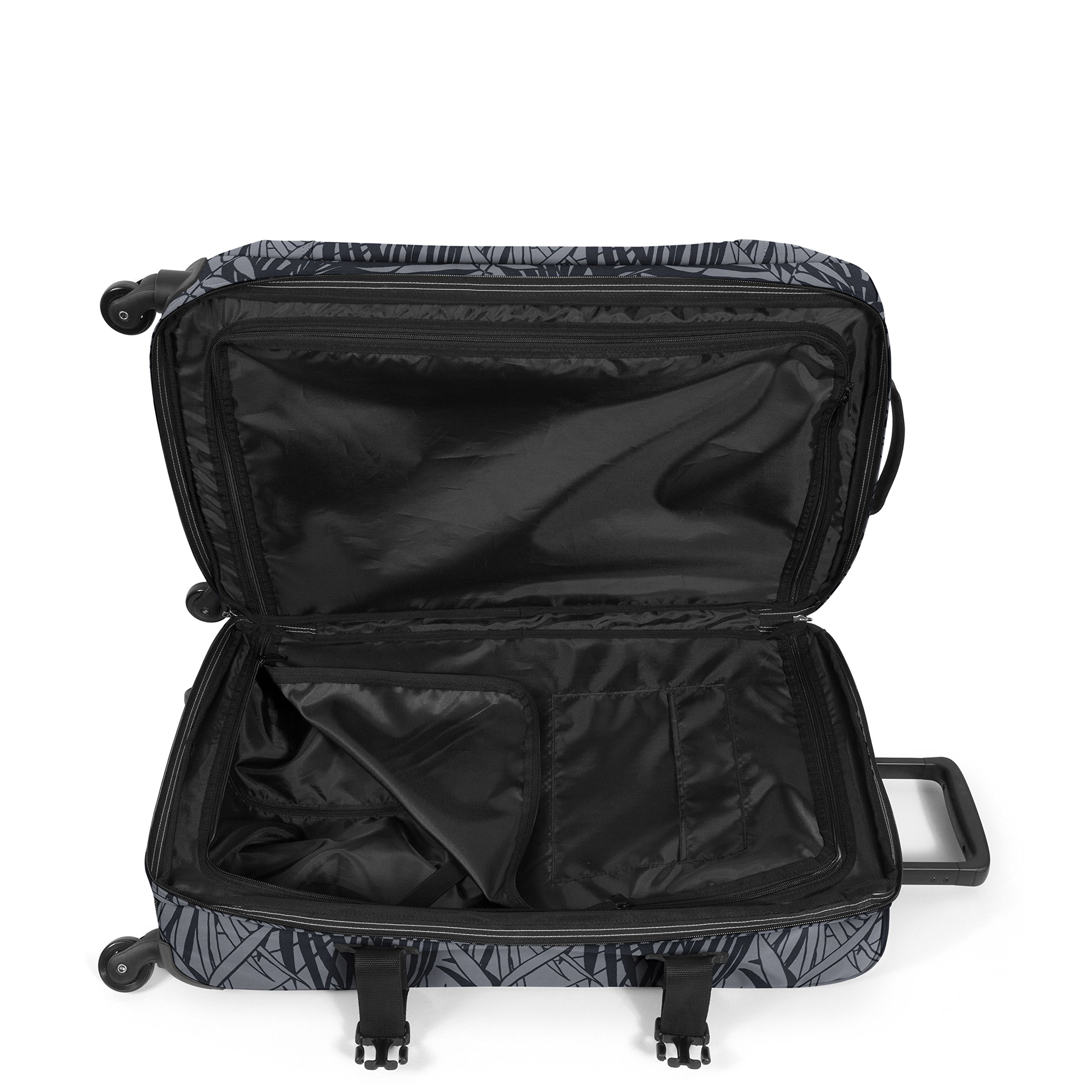 eastpak-trans4-s-maleta-de-cabina-con-ruedas-54-cm-44-l-negro-leaves-black image 3