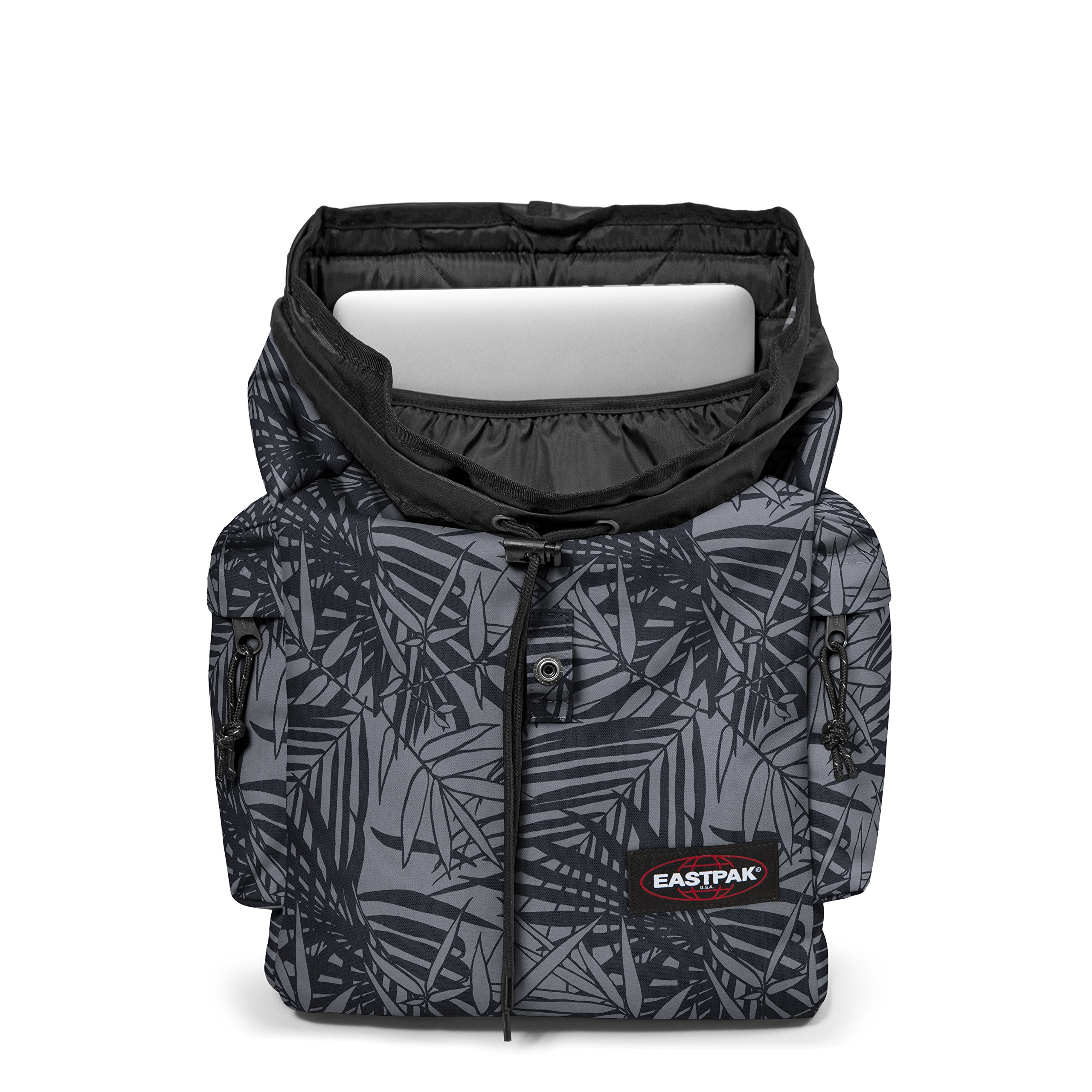 eastpak-austin-mochila-18-l-con-funda-para-port-til-15-negro-leaves-black image 3